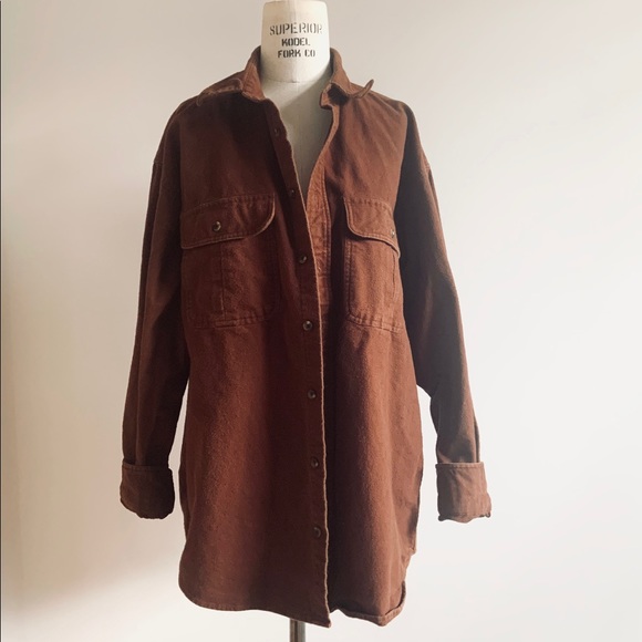 Cabela's Tops - Cabela’s Chamois DeerSkin Boyfriend Flannel Shirt